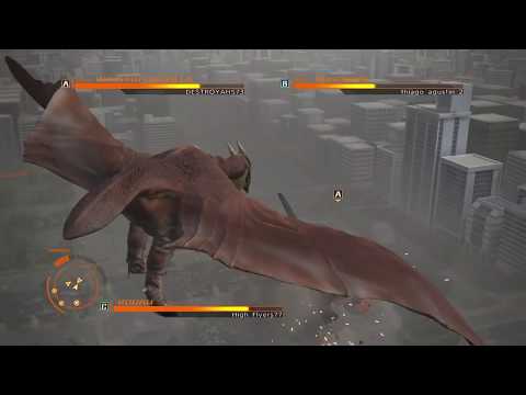 GODZILLA PS4 - Rodan vs. Angurius vs. Burning Godzilla