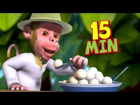 Bandar Mama Pahan Pajama - Monkey Songs Collection | Hindi Rhymes for Children | Infobells