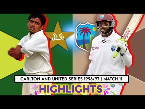 Carlton and United Series 1996/97 | Match 11 | Pakistan Vs West Indies | 