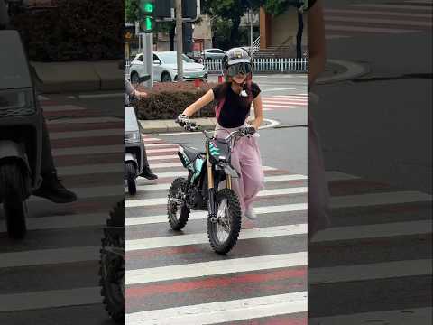 She Bought A Bigger Bike Then This Happened~mini wood toy-woodworking art skill/wood hand #shorts
