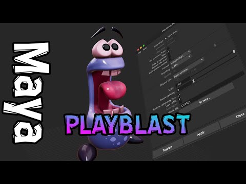 PlayBlast in Maya (Very Fast Animation Rendering)