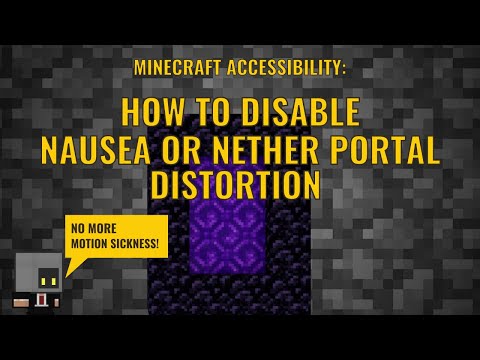 How to Disable Distortion Effects In Minecraft | Accessibility for Photosensitivity