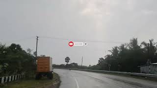 Download lagu மழையில் ஓர் பயணம்.A journey in the rain. Poonthotam to Thiruvarur road.| Natural view| mp3