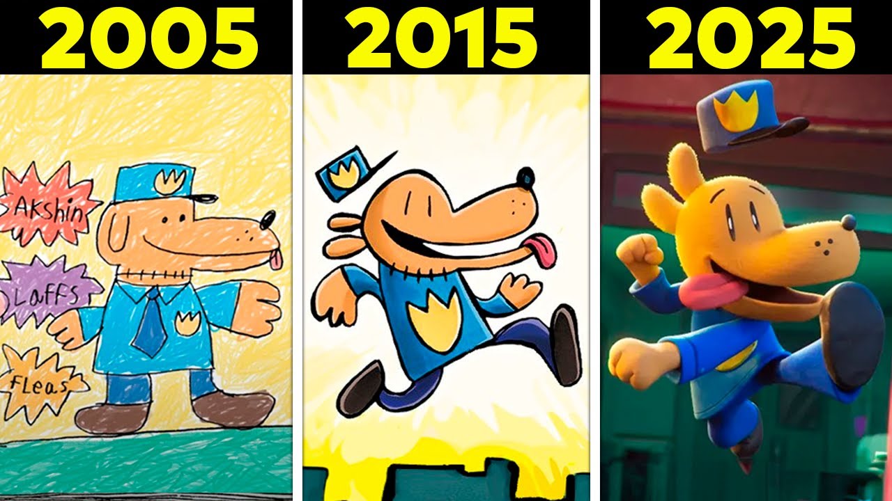 All About the Evolution of DOG MAN: From 2005 to 2025!