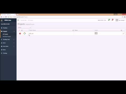 Create project and task tutorial