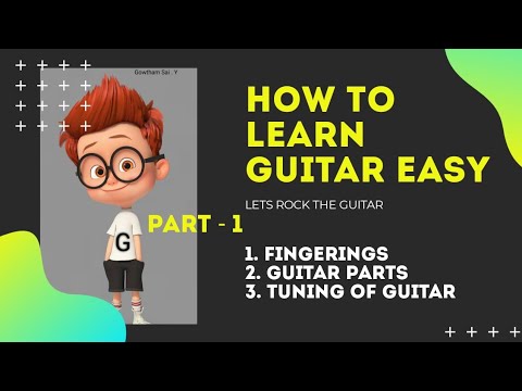 HOW TO LEARN GUITAR EASY IN Telugu