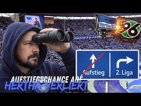 😱 HERTHA VERSPIELT DEN AUFSTIEG! / Hertha BSC vs Hannover 96 /Stadionvlog FANPRIMUS