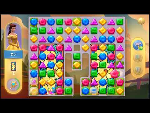 Disney Princess Majestic Quest Level 15 - NO BOOSTERS + FULL STORY 👸 | SKILLGAMING ✔️