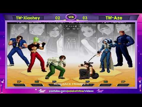 TW-Xiaohey Vs Aze (阿泽) FT10 KOF 2002 UM - Grande Espetaculo