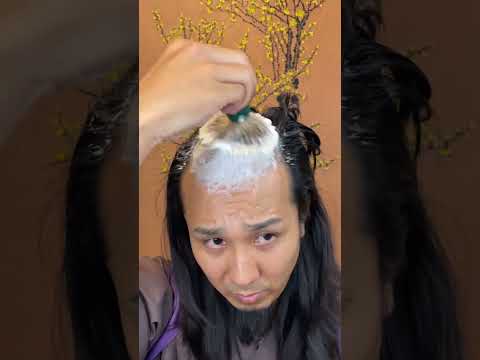 Cut myself hair #ASMR #SAMURAI #shavingtime #侍 #razor