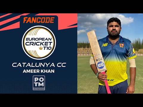 POTM: A.Khan - Group B, Match 3 - MAL vs CTL | Highlights | FanCode ECS Spain,2022 Day 3 | ECT22.067