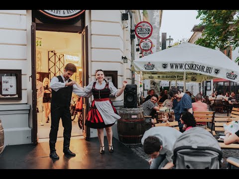 Dans maghiar - dans unguresc in Centrul Vechi Bucuresti - Ansamblul Doinita la Csiki Sor