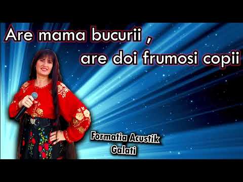 🎧🎤🎹 FORMATIA ACUSTIK GALATI   🛑 AM BAIAT DAR AM SI FATA 🛑   NOU 2022