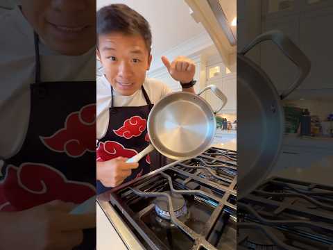 Cooking with stainless steel pans