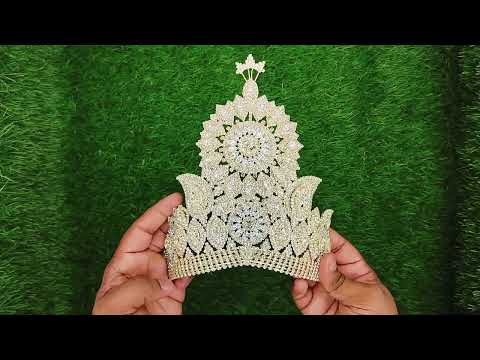 Stone Mukut Crown for Shringar for God & Goddess video
