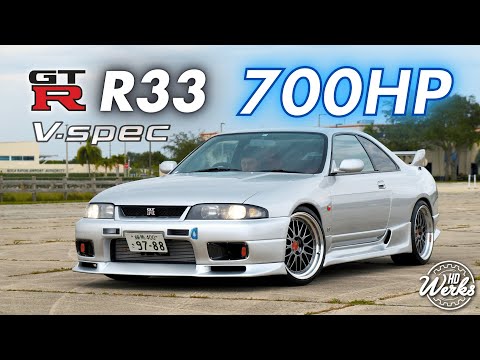 700HP Daily Driven Silver GTR R33 V-Spec by HDWERKS