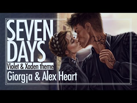 Seven Days - Xaden & Violet Theme Song | Giorg¡a & Alex Heart (Official Lyric Video)
