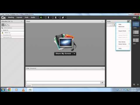 Creating and using Meeting Templates in Adobe Connect