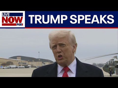 Video | WATCH: President Trump takes questions before boarding Air Force One | LiveNOW from FOX