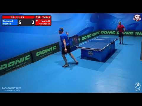 12:00 Oleksandr Ivashkin 3-0 Hennadii Yurchenko West 1 WIN CUP 09.11.2022 | TABLE TENNIS WINCUP