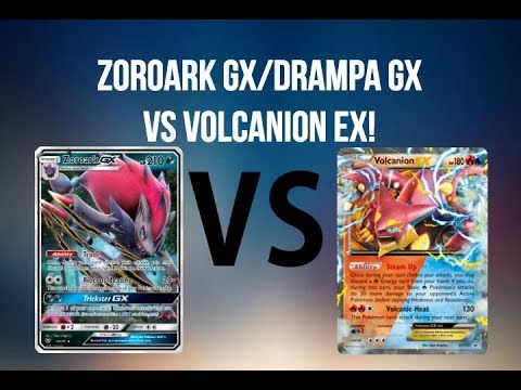 Zoroark GX / Drampa GX Vs. Volcanion EX PTCGO!