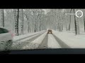 Sneeuw ontwricht Gelderland; geen bussen en ongeluk op spoor