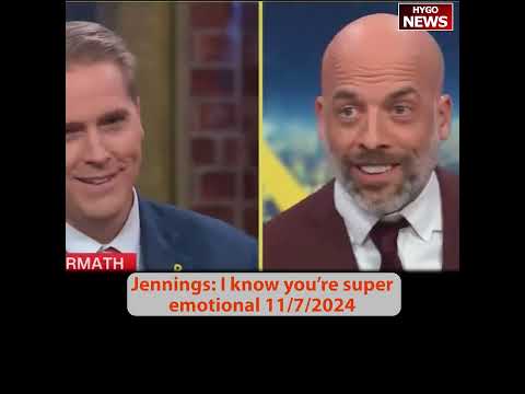 Jennings laughed: I can read chart in a poll, I guess you can’t, Comedian Dominick: so condescending