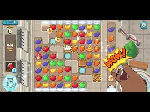 We Bare Bears Match3 Repairs Level 449 - No Boosters