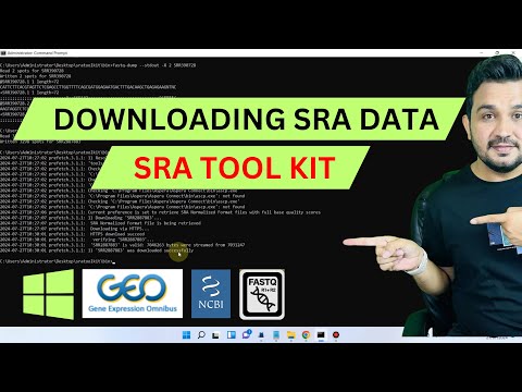 How to download sequencing data from SRA NCBI using windows SRA tool kit ?