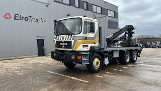 عربة مقطورة مسطحة MAN 27.402 (6 CYLINDER / STEEL SUSP. / LAMES / BIG AXLE / 6X4) | صورة 4 - Autoline