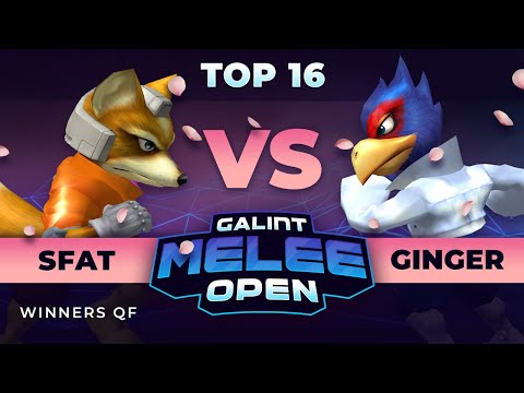Galint Melee Open: Spring Edition - SFAT (Fox) vs Ginger (Falco) - Top 16 Winners Quarter-Final