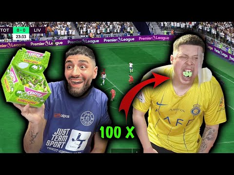 EA FC 24 MATCH endet IN EINER KATASTROPHE + 50 SOUR BONBONS ESSEN | Jordan & Semih