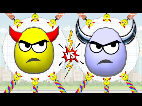👲🌀🙉Draw To Smash: Logic puzzle VS Merge Guys: Run And Gun 2048 | Mix Levels iOS Gameplay Epi #20