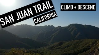 Climb and descend on San Juan Trail.
