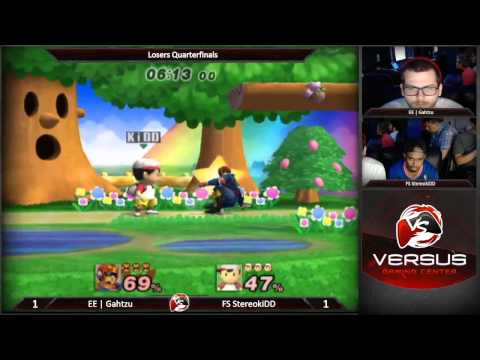 Versus Paragon LA PM Sponsorship - Top 8 - EE | Gahtzu (Captain Falcon) vs FS StereokiDD (Ness)