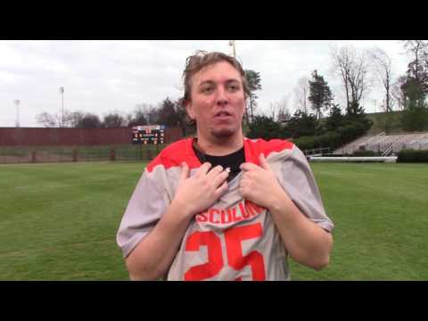 VIDEO: Tusculum Men's Lacrosse postgame (Chris Ryan)