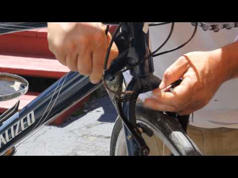 Brake noodle install - broken v brake -bike repair tutorial