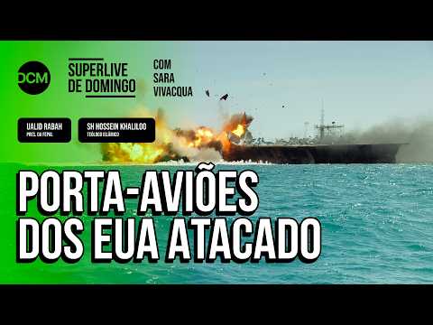 Irã ataca porta-aviões dos EUA; Pentágono diz que 3 soldados americanos foram mortos