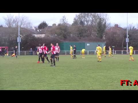 AFC Hornchurch 1-0 Canvey Island.  Bostik Isthmian League Division 1 North.  Sat10Mar2018