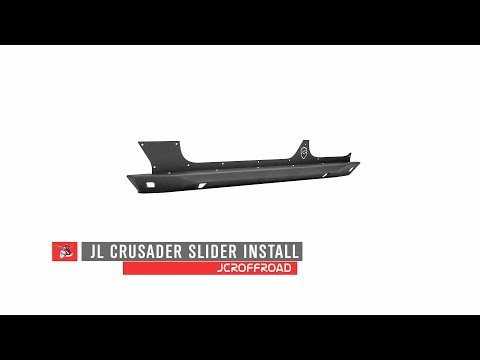 JcrOffroad | JL Wrangler Crusader Slider Installation