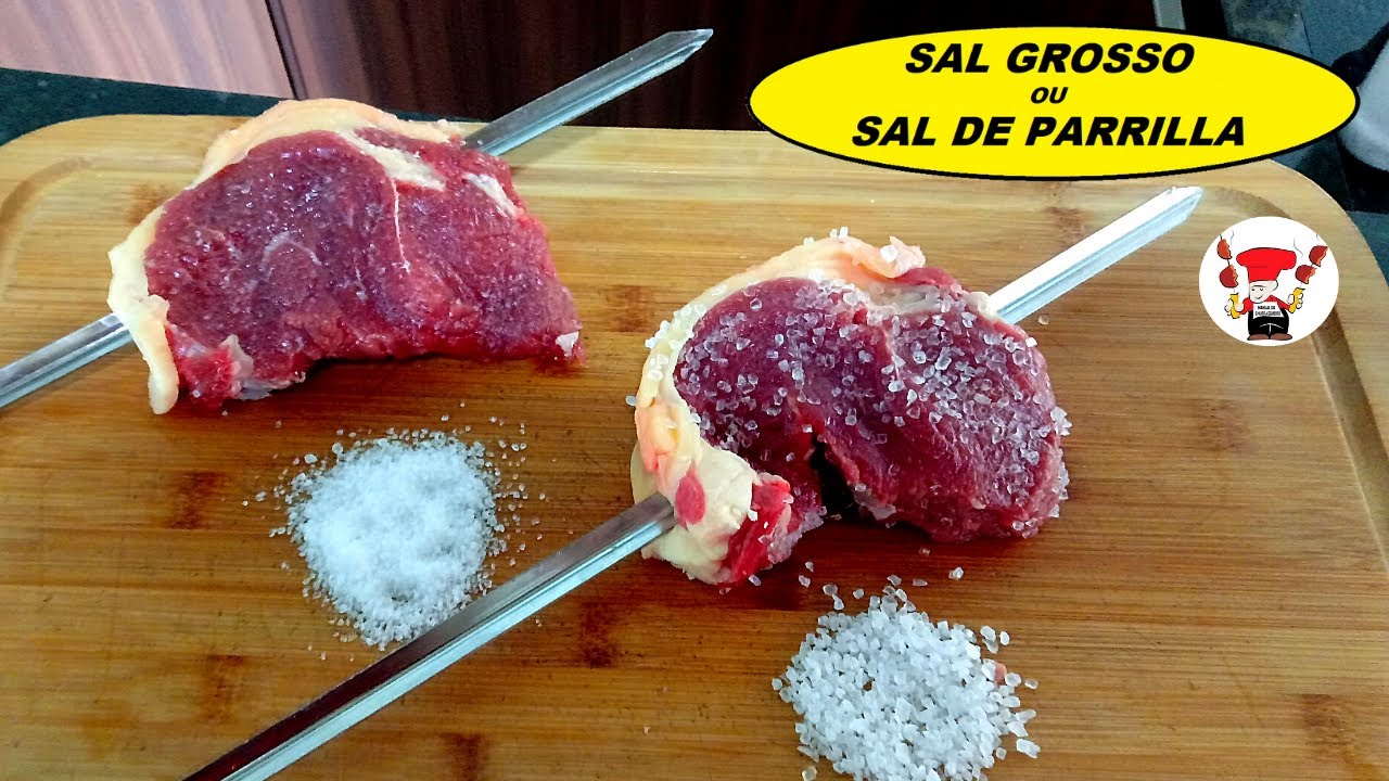 Como fazer churrasco com sal grosso e sal de parrilla