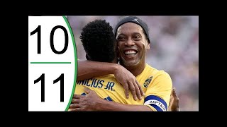 Ronaldinho Team vs Roberto Carlos Team   Extended Highlights & Goals   The Beautiful Game 2022