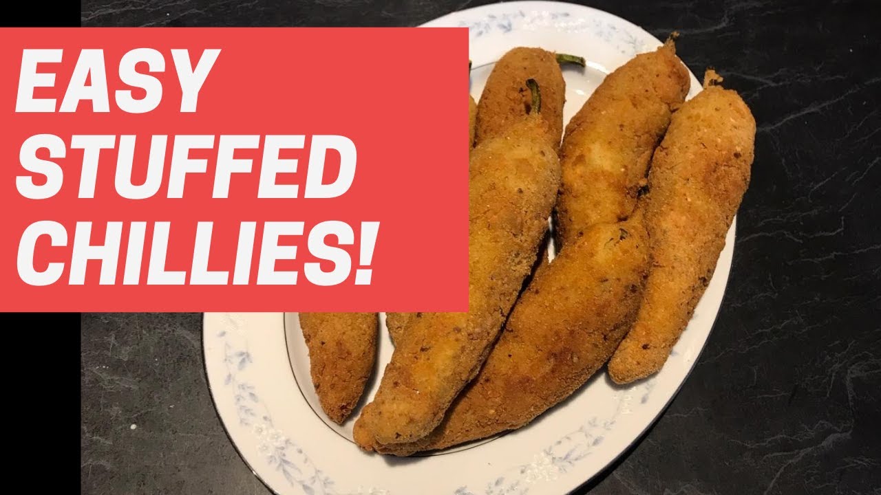 How to make CRUMBED DEEP-FRIED YELLOW CAPSICUMS PEPPERS
