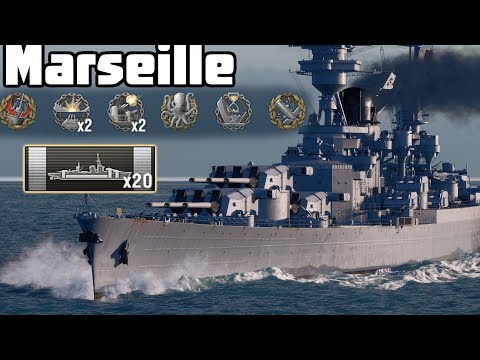 Marseille - Citadel Fiesta || World of Warships