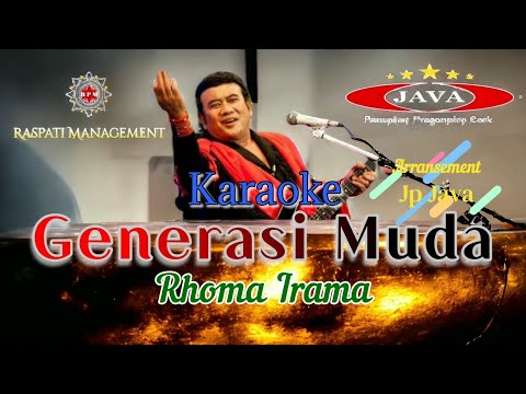 Karaoke Generasi muda - Rhoma Irama & Soneta Group || Karaoke dangdut