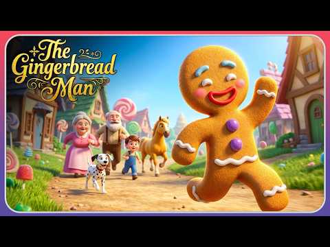 The Gingerbread Man - A Magical Retelling of the Runaway Cookie Chase | Bedtime Fairy Tales