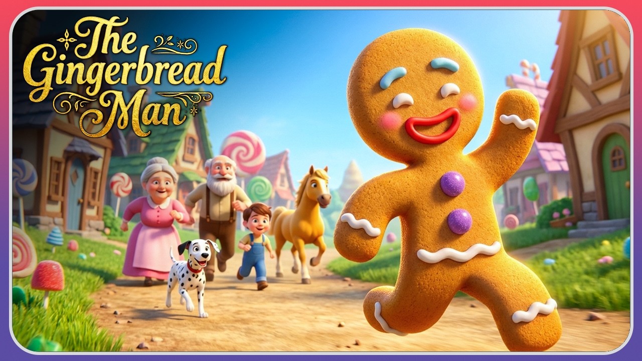 The Gingerbread Man - A Magical Retelling of the Runaway Cookie Chase | Bedtime Fairy Tales