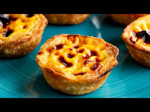 Pastel de Nata / Portuguese Custard Tarts Recipe
