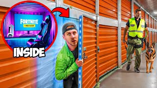 We Built a HIDDEN Gaming Room in Public!