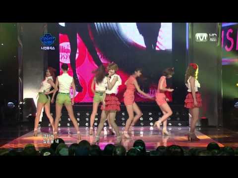 110825 M Countdown 나인뮤지스(9Muses) - Figaro